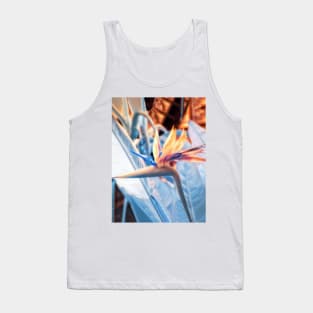 Strelitzia in Infrared Tank Top